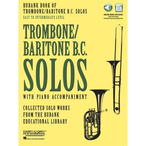 Rubank Book of Trombone/Baritone B.C. Solos : Easy to Intermediate