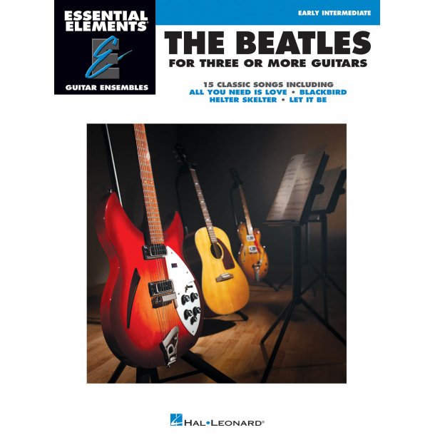 Essential Elements: The Beatles For 3 Or More Guitars (Score/Parts)