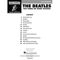 Essential Elements: The Beatles For 3 Or More Guitars (Score/Parts)