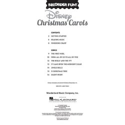 Disney Christmas Carols: Recorder Fun!