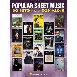 Popular Sheet Music 2014-2016 (PVG)