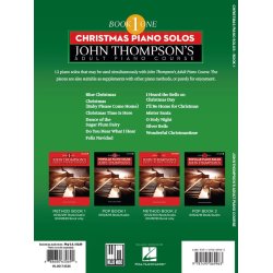 John Thompson's Adult Piano Course: Book 1 - Christmas Piano Solos