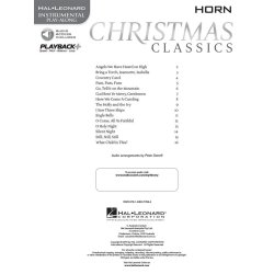 Hal Leonard Instrumental Play-Along: Christmas Classics - Horn (Book/Online Audio)
