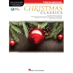 Hal Leonard Instrumental Play-Along: Christmas Classics - Trombone (Book/Online Audio)