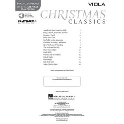 Hal Leonard Instrumental Play-Along: Christmas Classics - Viola (Book/Online Audio)
