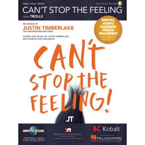 Justin Timberlake: Can't Stop The Feeling (From 'Trolls') (PVG Sheet/Online Audio)
