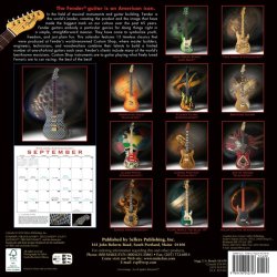 Fender Custom Shop 2017 : 16-Month Wall Calendar