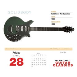 Electric Guitar Classics 2017 : Daily Boxed Calendar