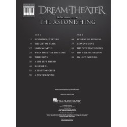 Dream Theater: Selections From The Astonishing (Note-For-Note Keyboard)