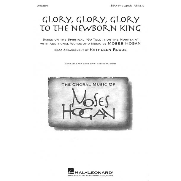Glory, Glory, Glory to the Newborn King