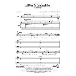Mariah Carey: All I Want For Christmas Is You (Arr. Huff) (2-Part Choir)