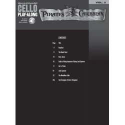 Cello Play-Along Volume 3: Pirates Of The Caribbean (Book/Online Audio)
