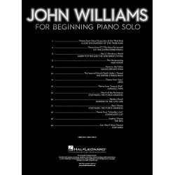John Williams for Beginning Piano Solo