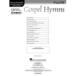 Gospel Hymns for Flute (Book/Audio)