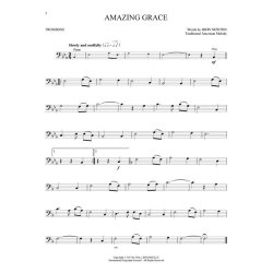 Gospel Hymns for Trombone (Book/Audio)