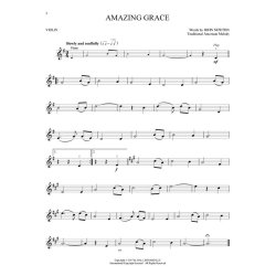 Gospel Hymns for Violin (Book/Audio)