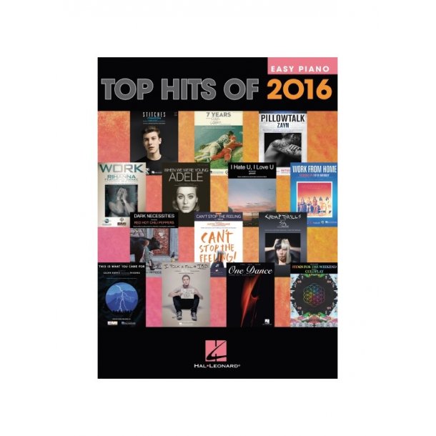 Top Hits Of 2016: Easy Piano