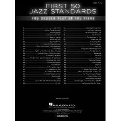 First 50 Jazz Standards You Should Play On Piano