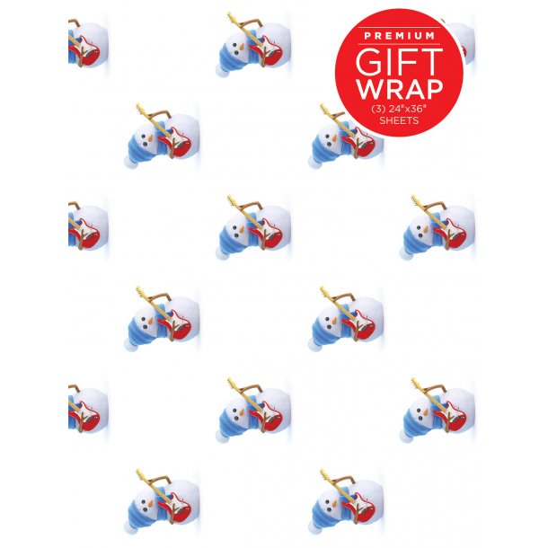 Hal Leonard Wrapping Paper - Snowman Theme