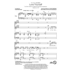 Justin Bieber: Love Yourself (2-Part Choir)