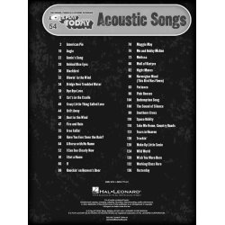Acoustic Songs: E-Z Play Today
