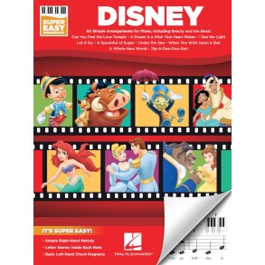 Disney - Super Easy Songbook : 60 Simple Arrangements for Piano