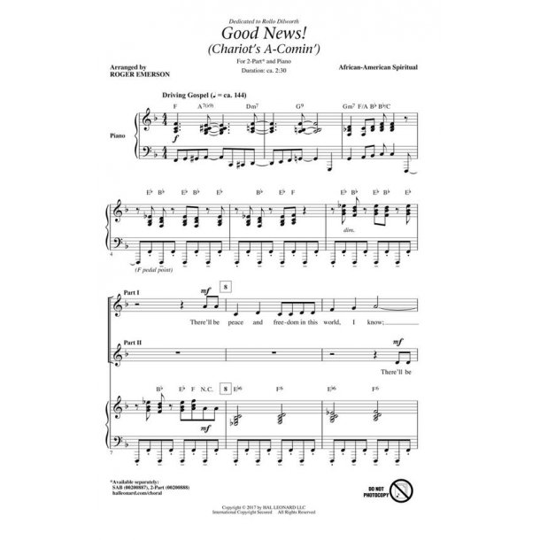 Good News! : (Chariot's A-Comin')