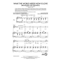 What the World Needs Now Is Love : (Broadway For Orlando)