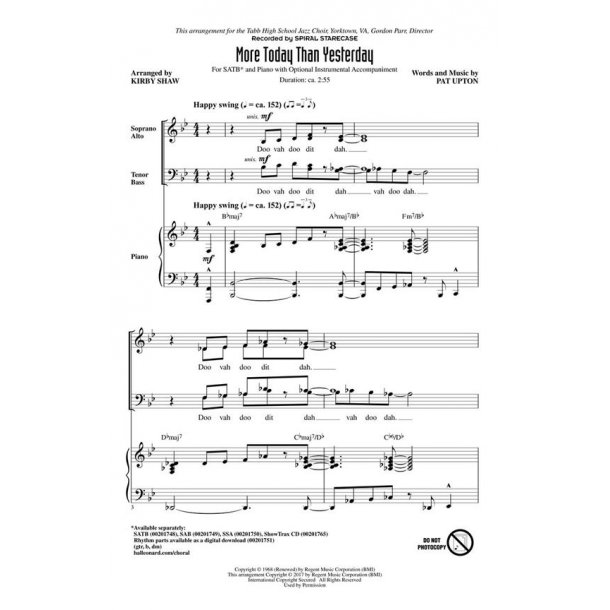 More Today Than Yesterday