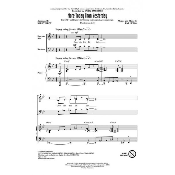 More Today Than Yesterday