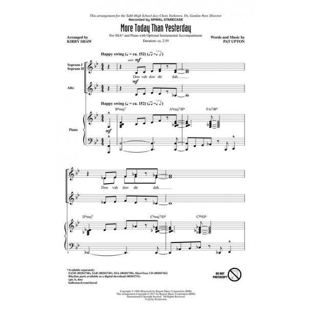 More Today Than Yesterday