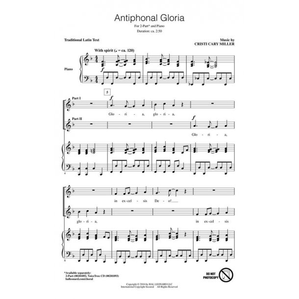 Antiphonal Gloria : Discovery Level 1