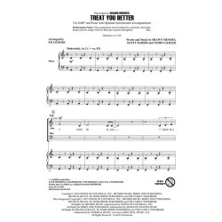 Shawn Mendes: Treat You Better (SAB)