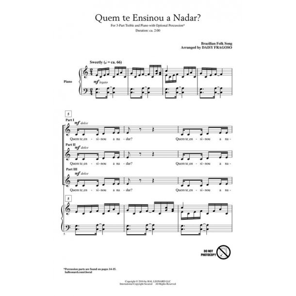 Quem te Ensinou a Nadar?