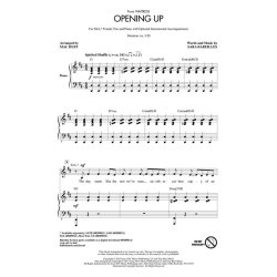 Opening Up (from Waitress) : SATB with Female Trio