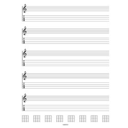 Hal Leonard Ukulele Manuscript Paper