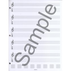 Hal Leonard Ukulele Manuscript Paper