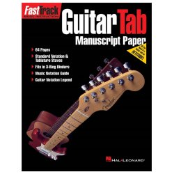 FastTrack Guitar Tab Manuscript Paper