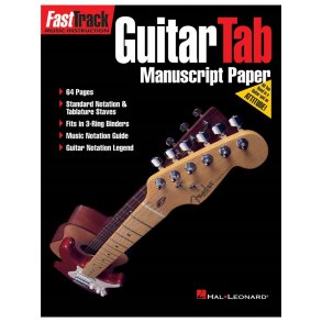 FastTrack Guitar Tab Manuscript Paper