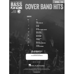 Cover Band Hits: Bass Play-Along Volume 32