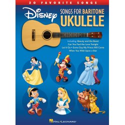 Disney Songs For Baritone Ukulele - 20 Favorite Songs