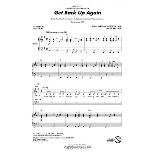 Get Back Up Again : from Trolls