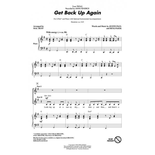 Get Back Up Again : from Trolls