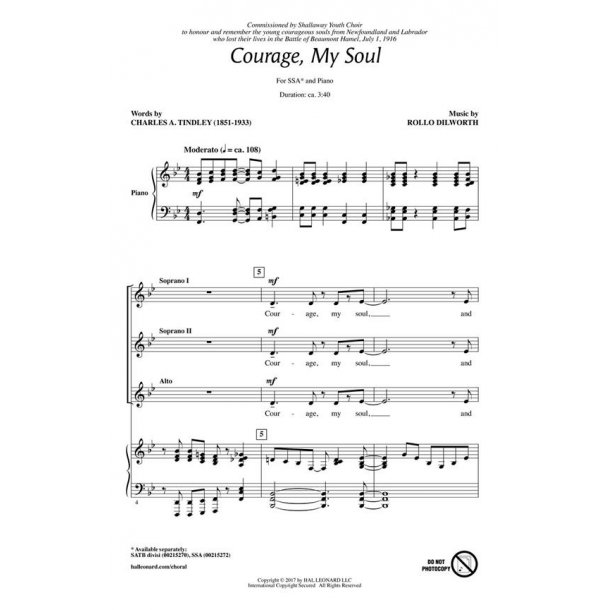 Courage, My Soul