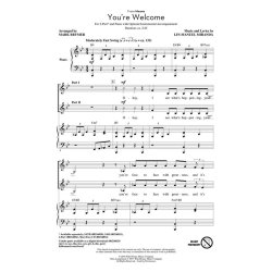 You're Welcome (From 'Moana') (Arr. Brymer) (2-Part)