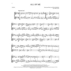 Pop Hits For Violin Duet