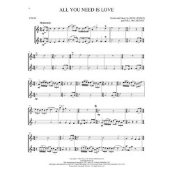 The Beatles For Violin Duet