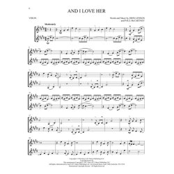 The Beatles For Violin Duet