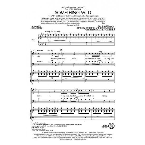 Something Wild : from Pete's Dragon