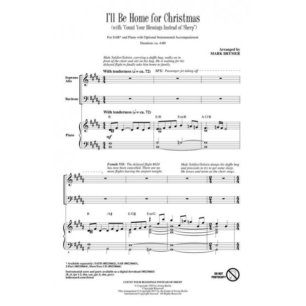 I'll Be Home for Christmas : (with Count Your Blessings Instead of Sheep)